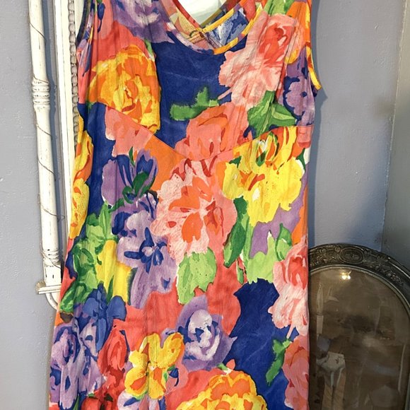 Jams Hula Moon Midi Dress EUC - Picture 4 of 4